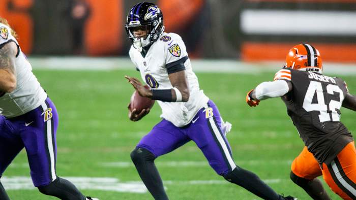 Baltimore Ravens quarterback Lamar Jackson